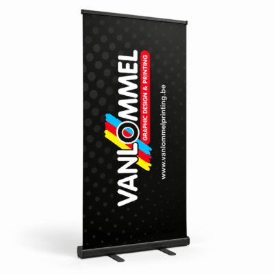 rollup banner zwart 100x200cm