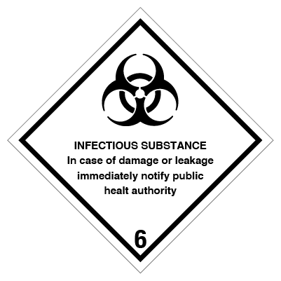 IMO label infectious substance