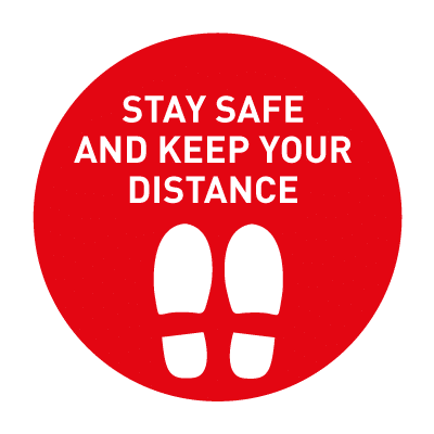stay safe and keep distance