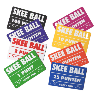 Pvc kermispunten - kermiskaarten - rittenkaarten - lunaparkpunten - pvc 0,3mm