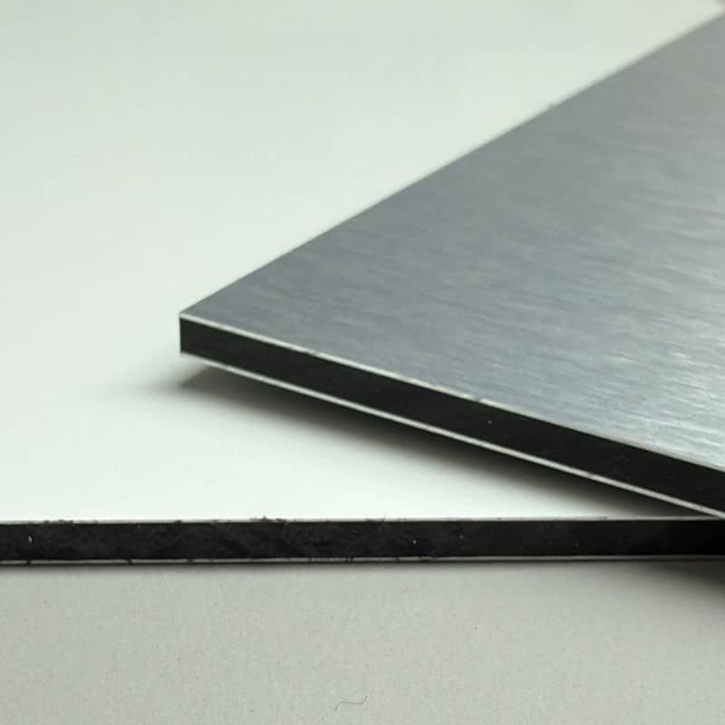 Aluminium Dibond Camerabewakingsbord met eigen tekst | Personaliseerbaar - Afbeelding 3